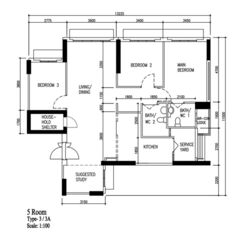Blk 420C Waterfront II @ Northshore (Punggol), HDB 5 Rooms #610709451